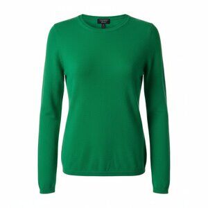 Charter Club Luxury Cashmere Green Crewneck Sweater XS